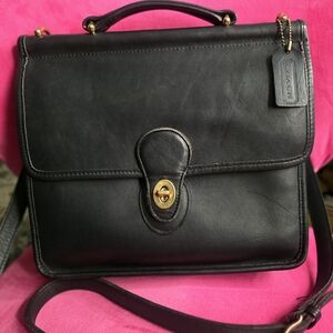 Navy Vintage Coach Willis